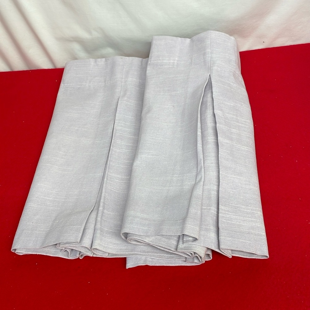 Lavender Pleated Valance Curtains